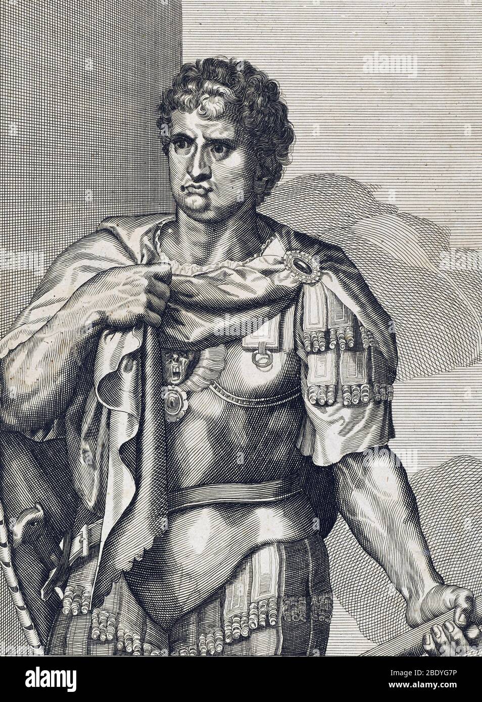 Nero, 5e empereur de Rome Banque D'Images