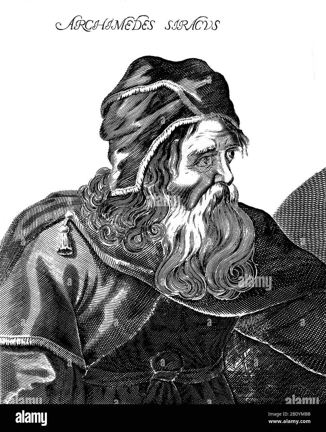 Archimède, mathématicien grec ancien Banque D'Images