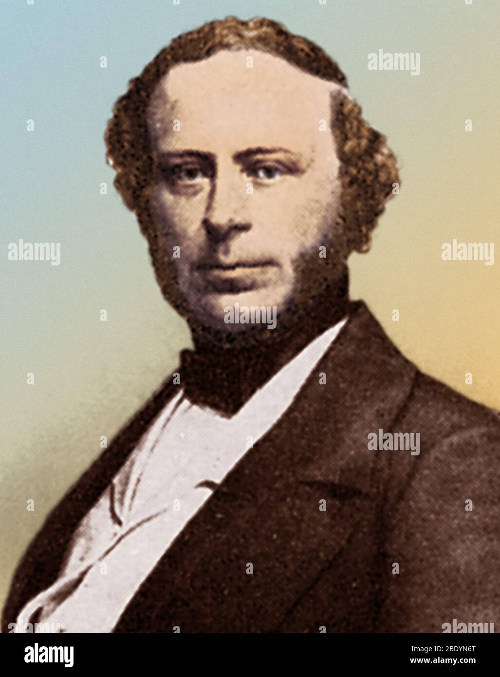 John Ericsson, inventeur Swedish-American Banque D'Images