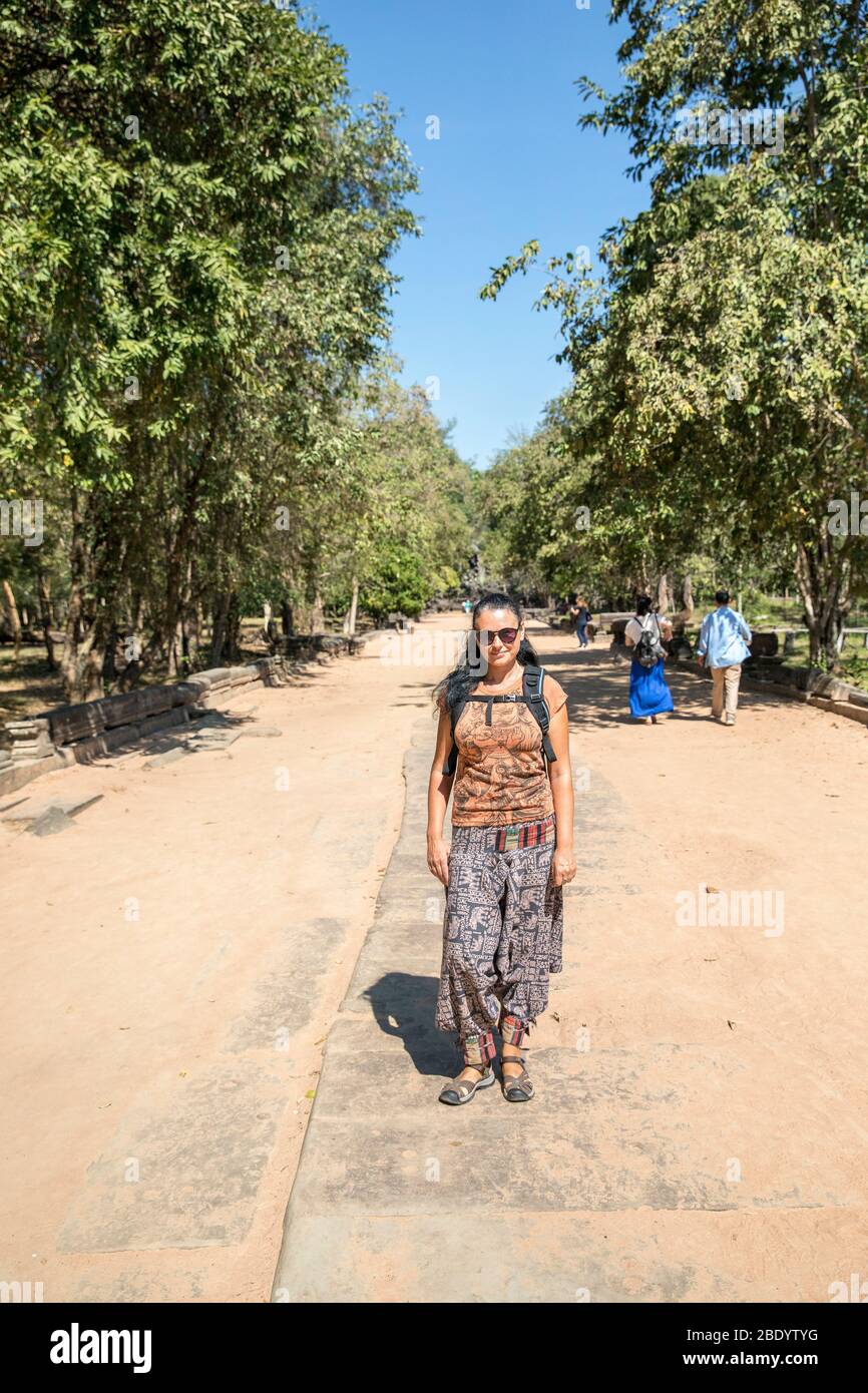 Les ruines du temple Prasat Beng Mealea, province de Siem Reap, Cambodge. Banque D'Images