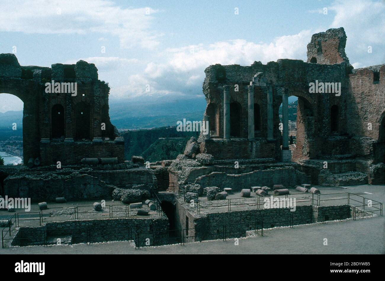 Teatro Greco Banque D'Images