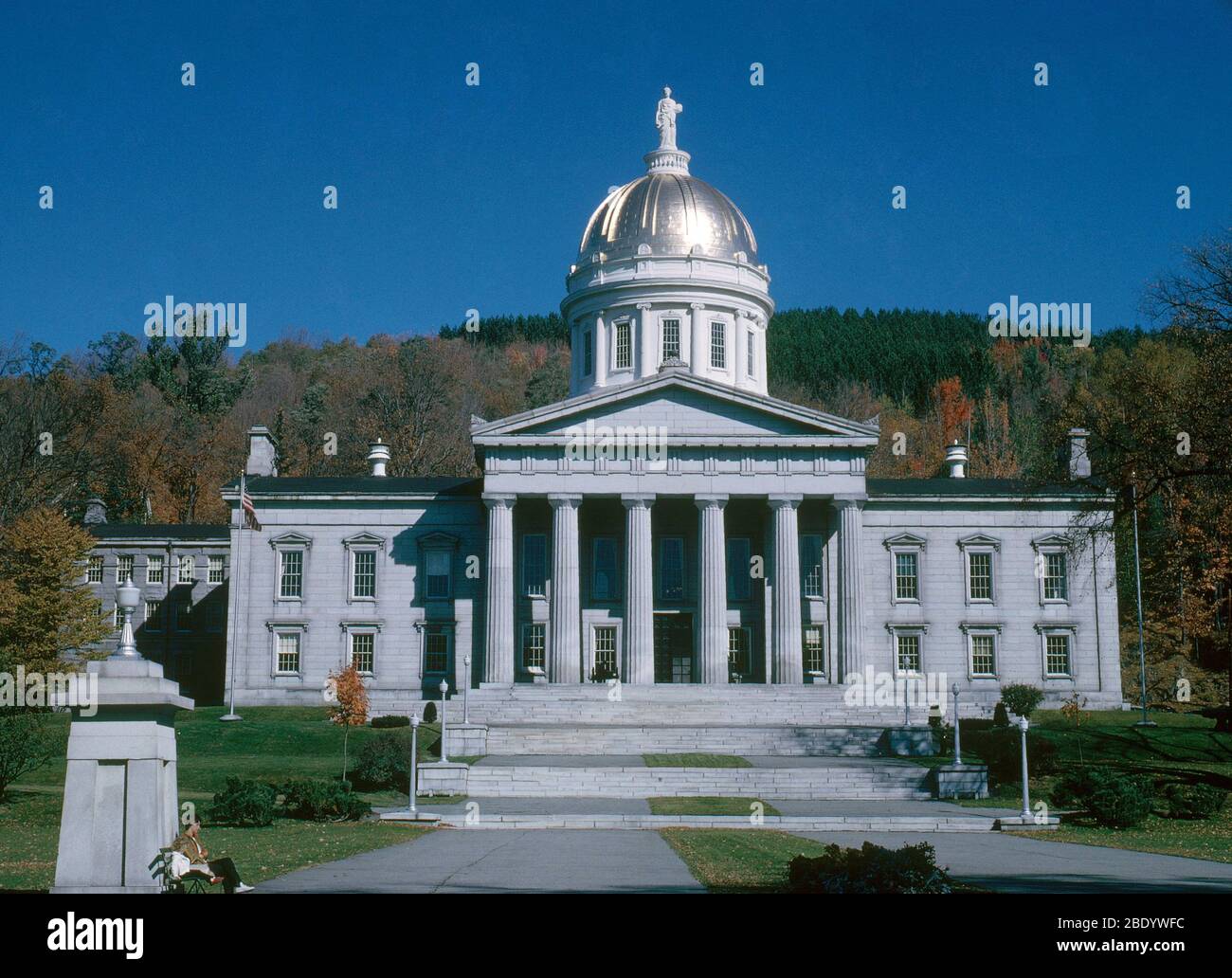 Capitole de l'État du Vermont Banque D'Images