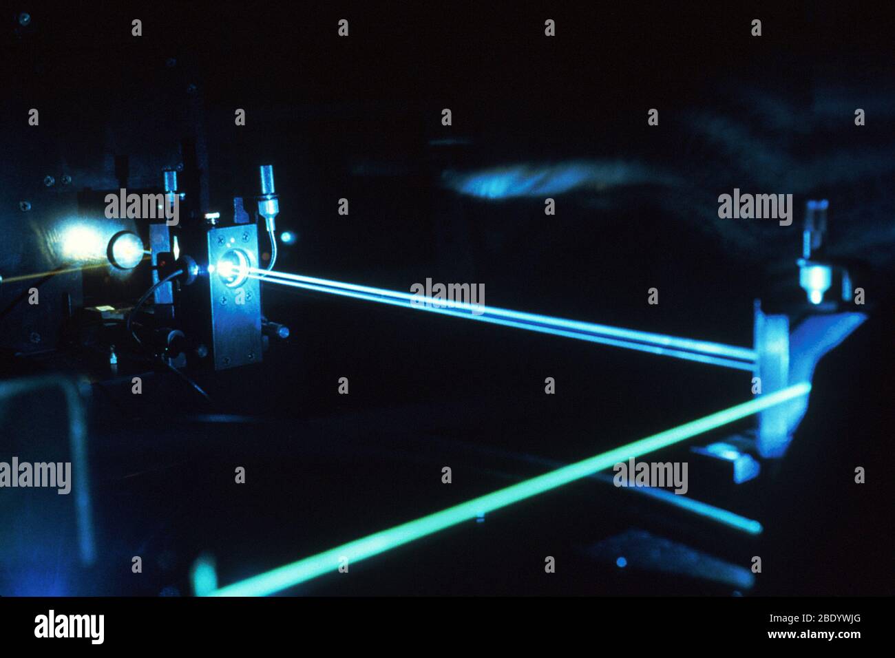 Laser argon-ion Banque D'Images