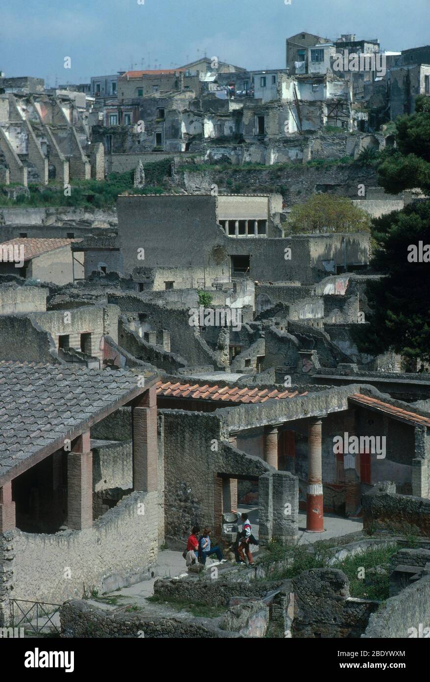 Herculanum, Italie Banque D'Images