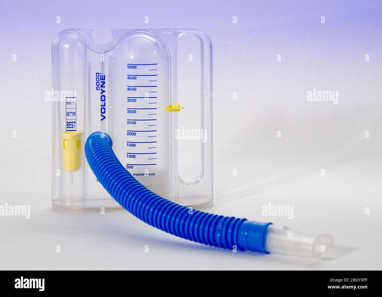 Capacité vitale, Exerciseur volumétrique Banque D'Images