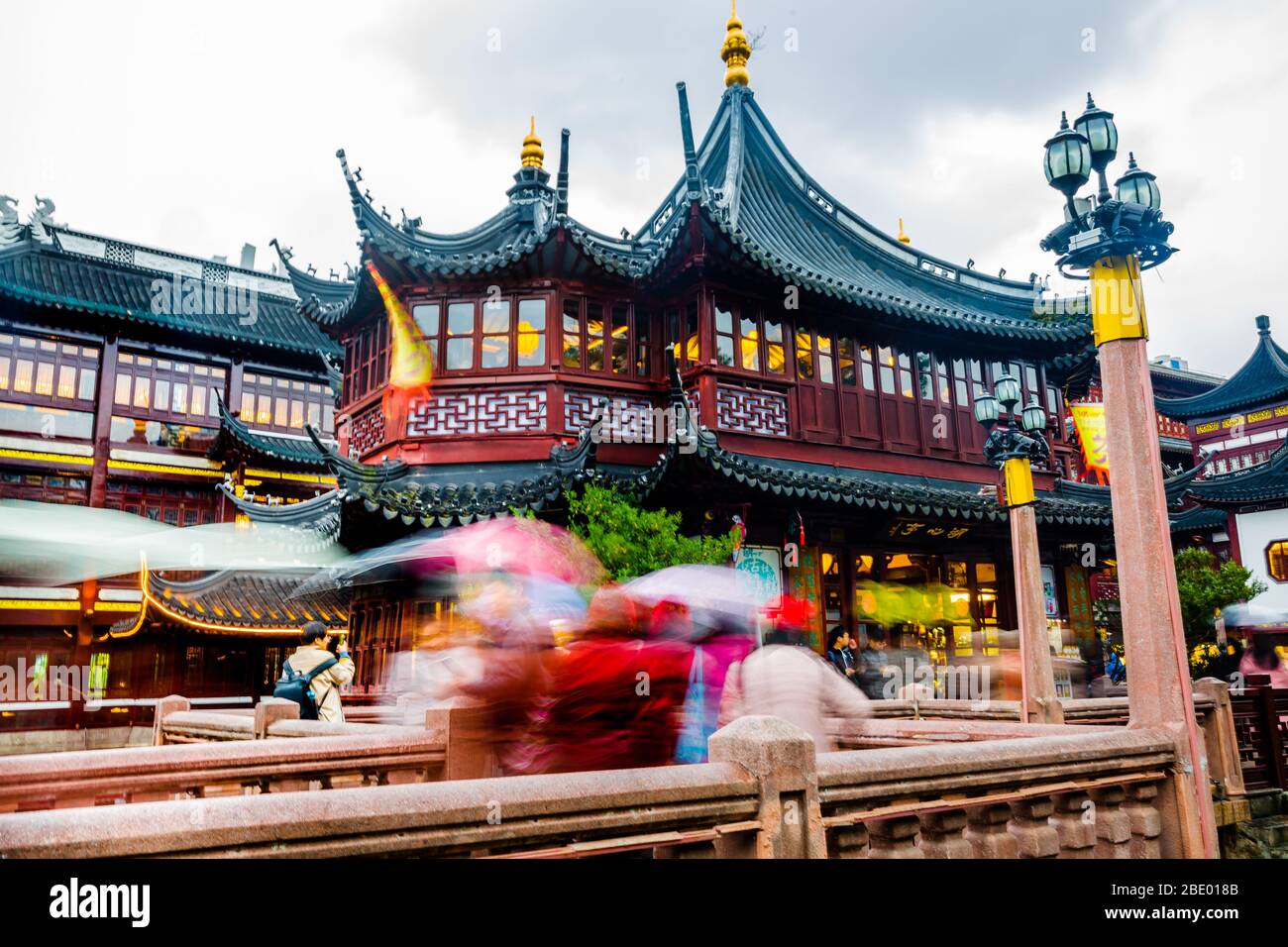 Yu yuan Garden bâtiments historiques à Shanghai chine. Banque D'Images