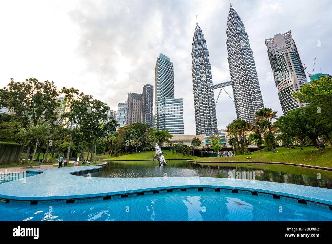 Petronas tower, Kuala Lumpur, Malaisie Banque D'Images