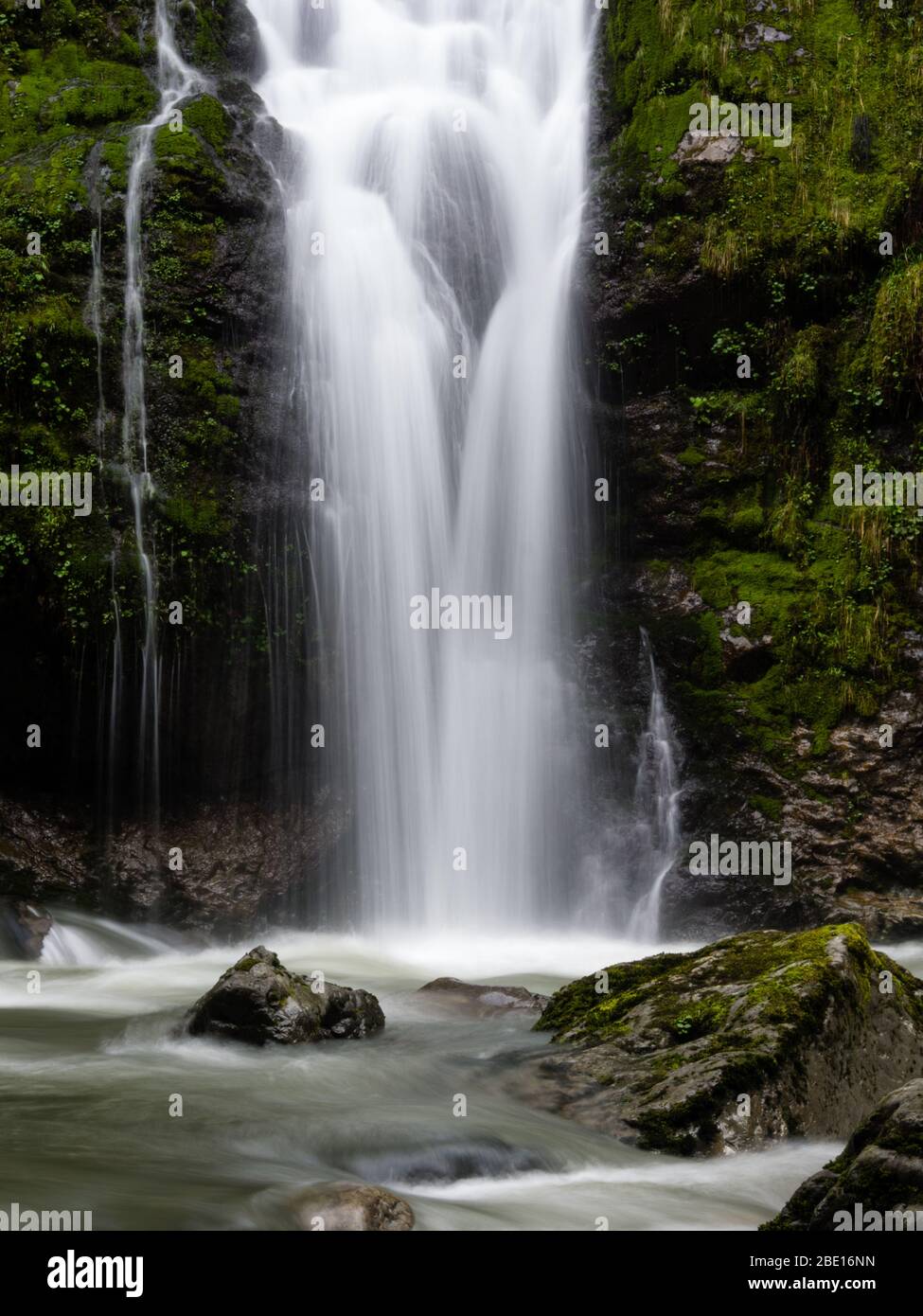 Chute d'eau dans la forêt de l'état de Washington, États-Unis Banque D'Images