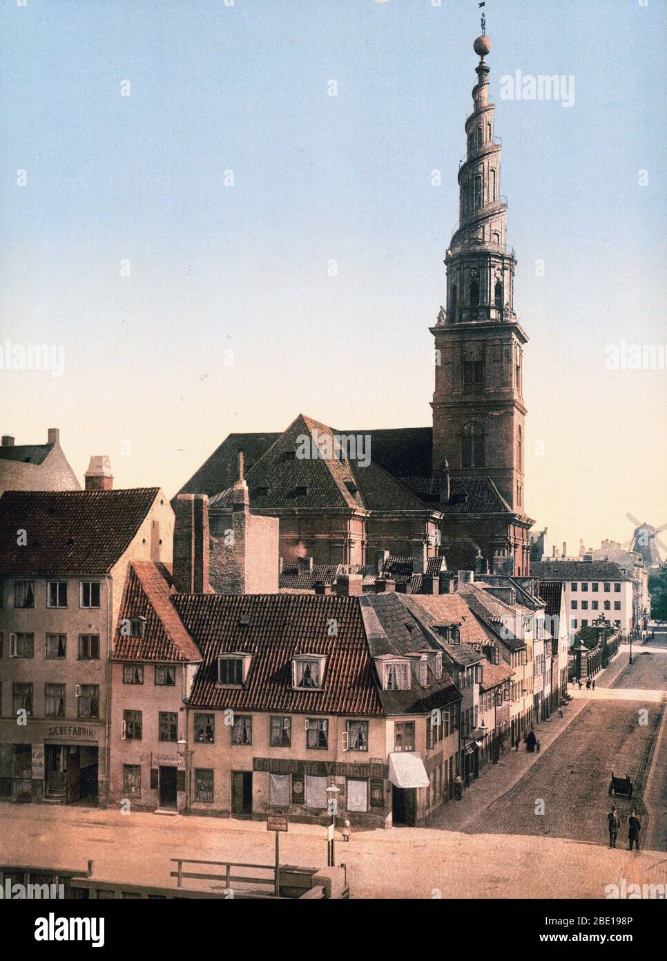 L'Église du Sauveur, Copenhague, Danemark ca. 1890-1900 Banque D'Images