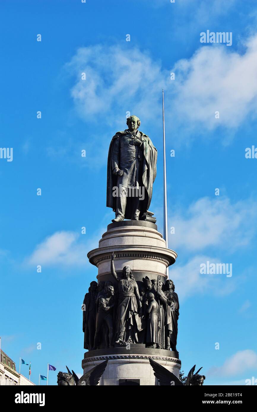 Dublin / Irlande - 03 août 2013 : le monument O'Connell à Dublin, Irlande Banque D'Images