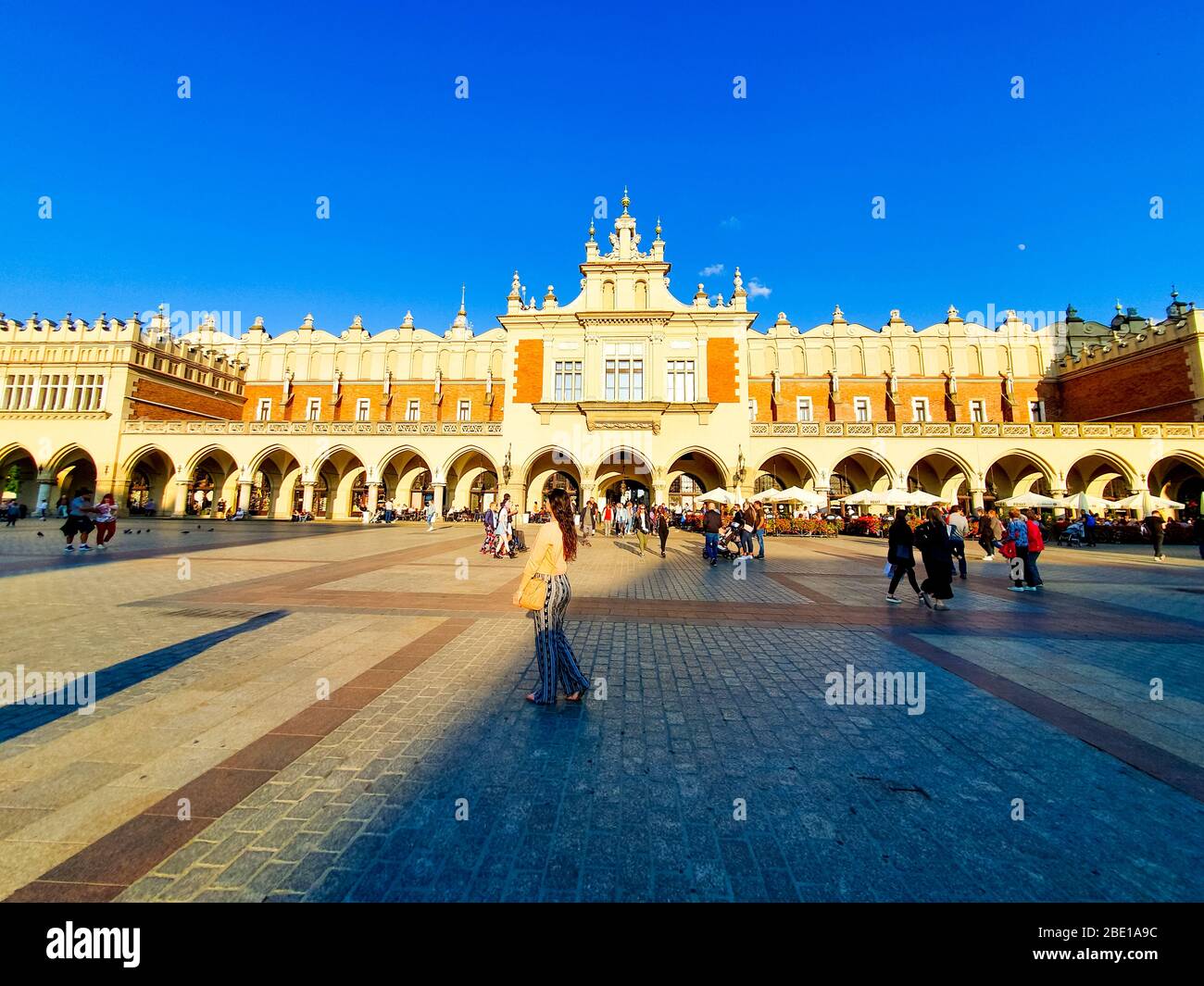 La salle de la toile dans la vieille ville de Cracovie Banque D'Images