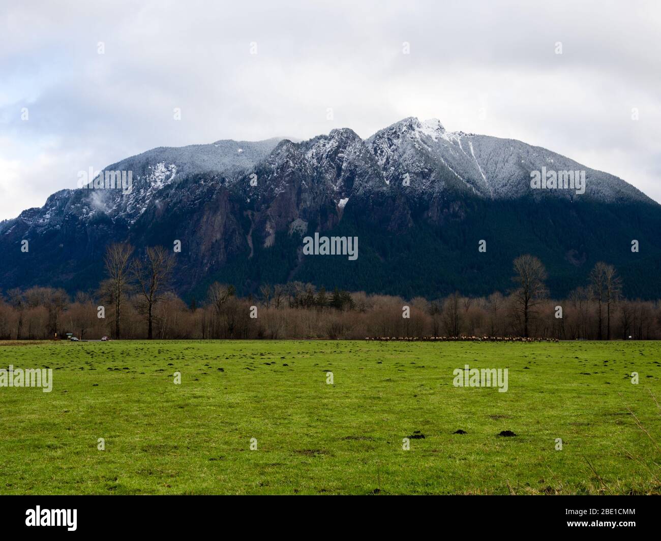 Première neige sur le mont si près de North Bend, Australie occidentale Banque D'Images