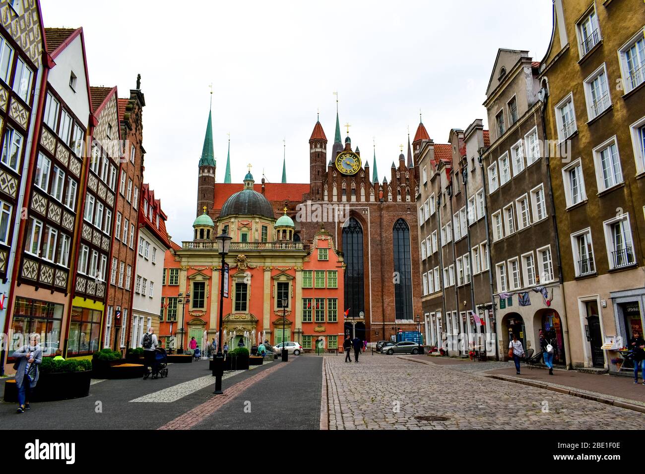 La Chapelle royale et d'autres bâtiments de Gdansk Banque D'Images