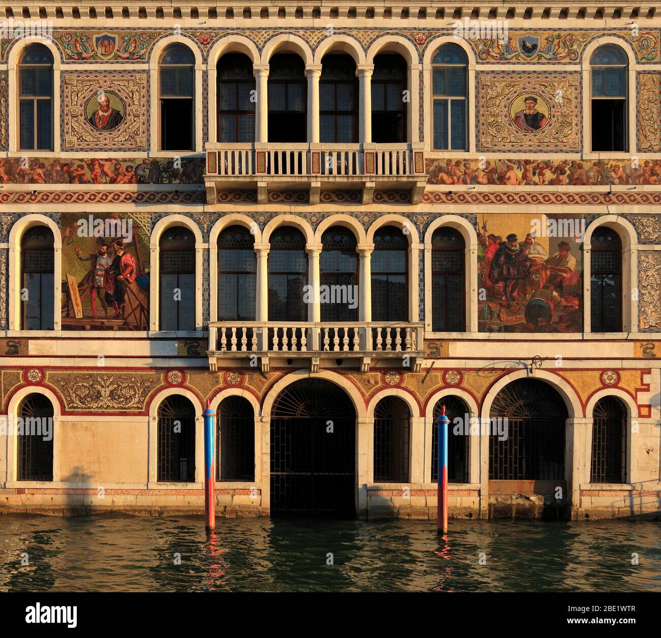 I/Venedig : Canal Grande : Palazzo Barbarigo Banque D'Images