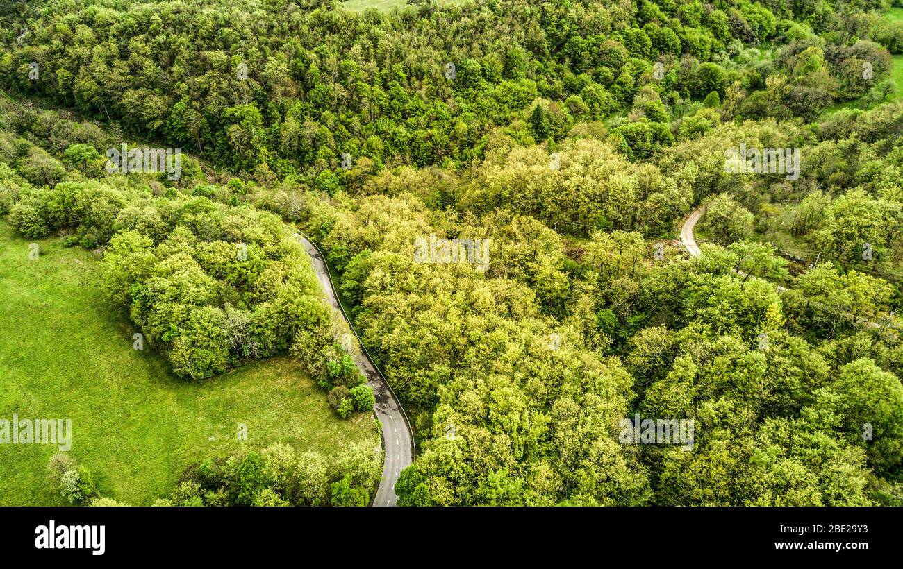 Village slovène du sud d'en haut. Slovénie Banque D'Images