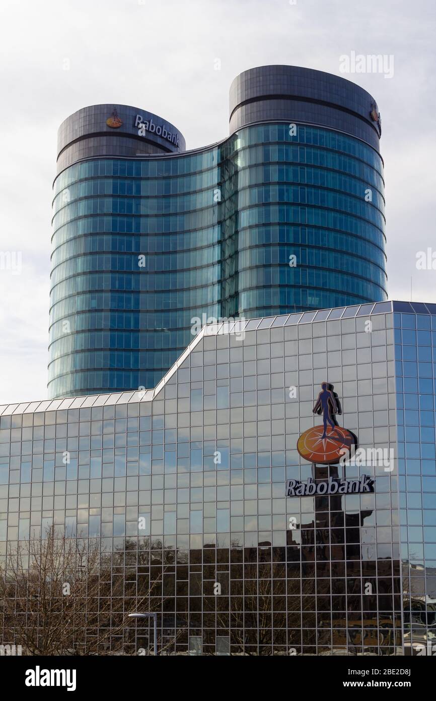 Siège de Rabobank à Utrecht Banque D'Images