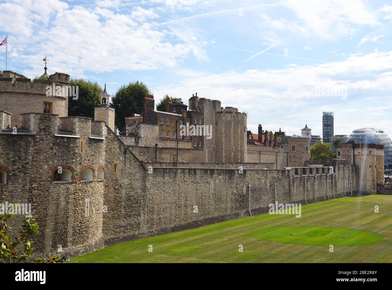 La Tour de Londres sur la Tamise, Royaume-Uni Banque D'Images