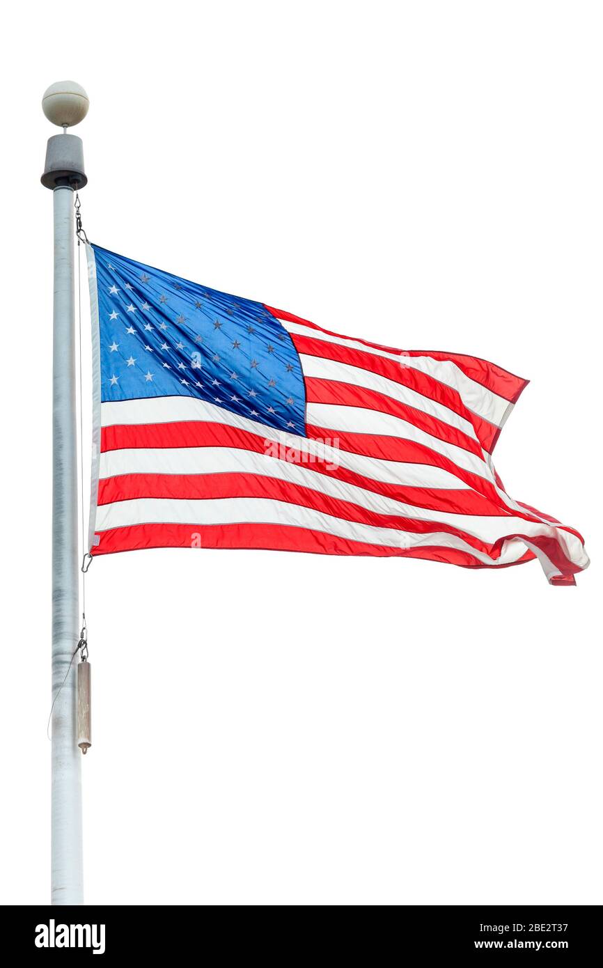 Die Flagge der Vereinigten Staaten von Amerika Banque D'Images