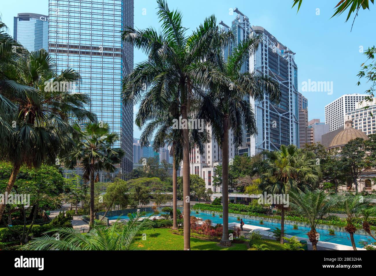 Chater Garden, centre, Hong Kong Banque D'Images