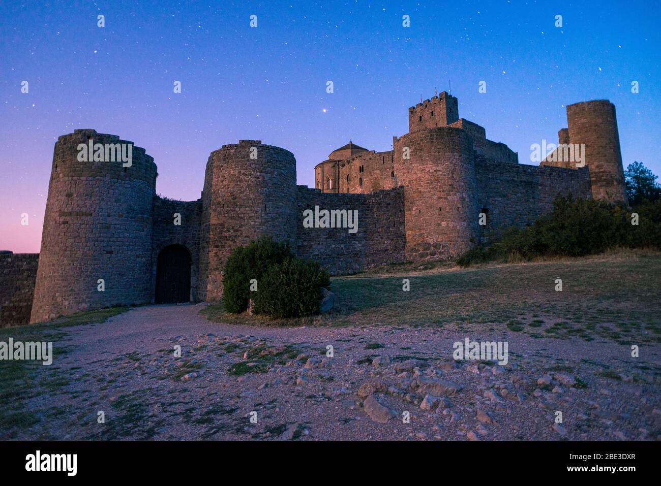 Château de Loarre, Huesca, Aragon, Espagne Banque D'Images