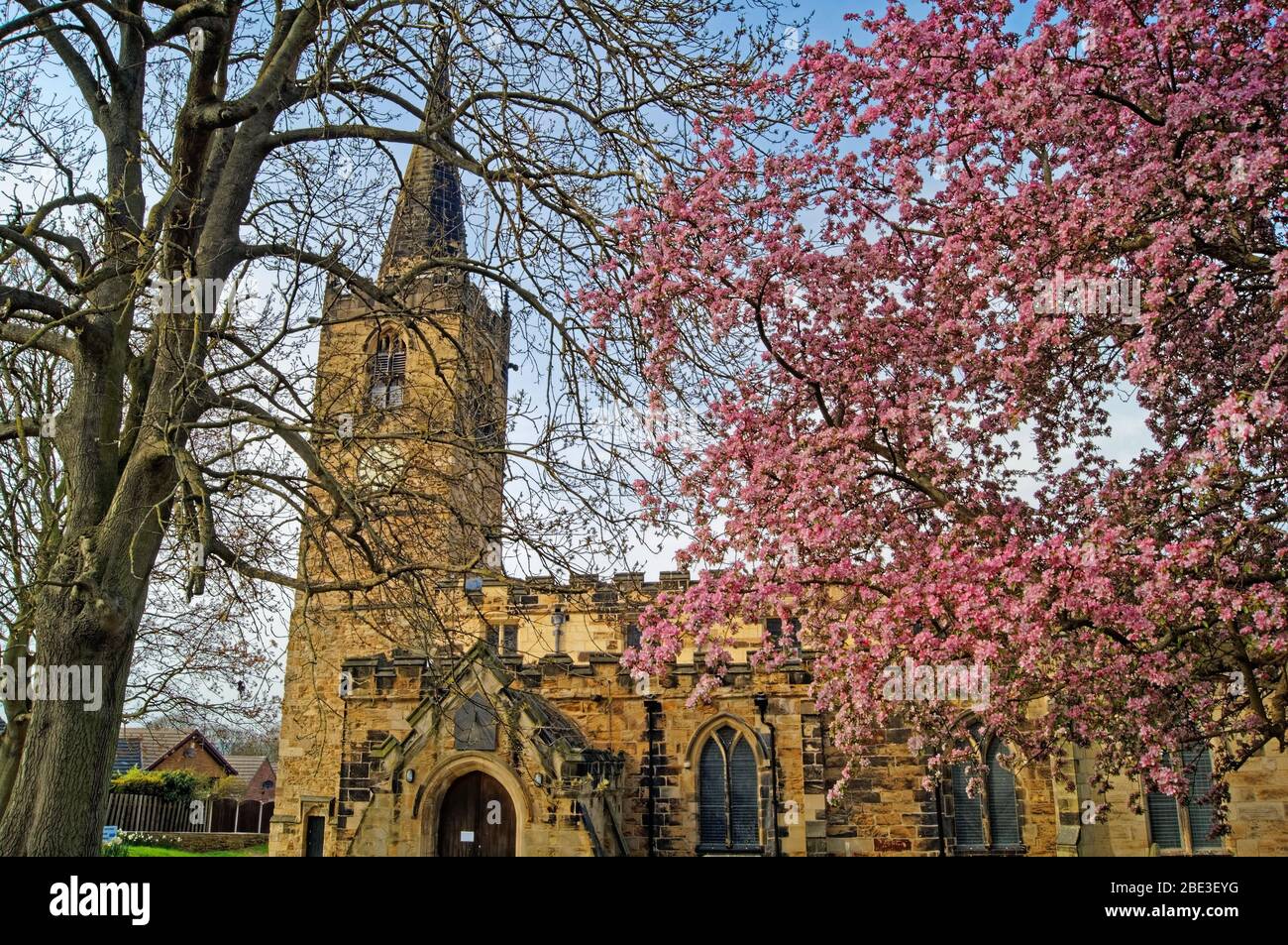 Royaume-Uni, Yorkshire du Sud, Rotherham, WATH on Dearne, Église des Saints Banque D'Images