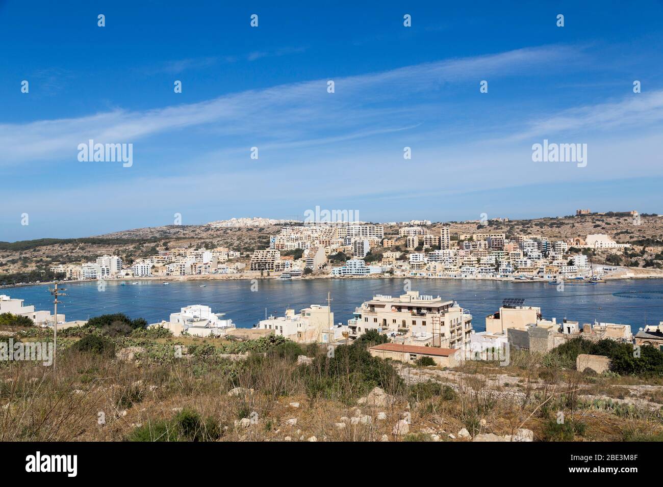 St Paul's Bay, Malte Banque D'Images
