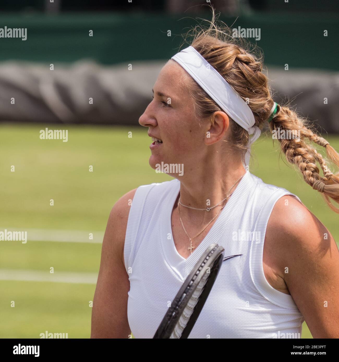 Victoria Azarenka à Wimbledon 2019 Banque D'Images