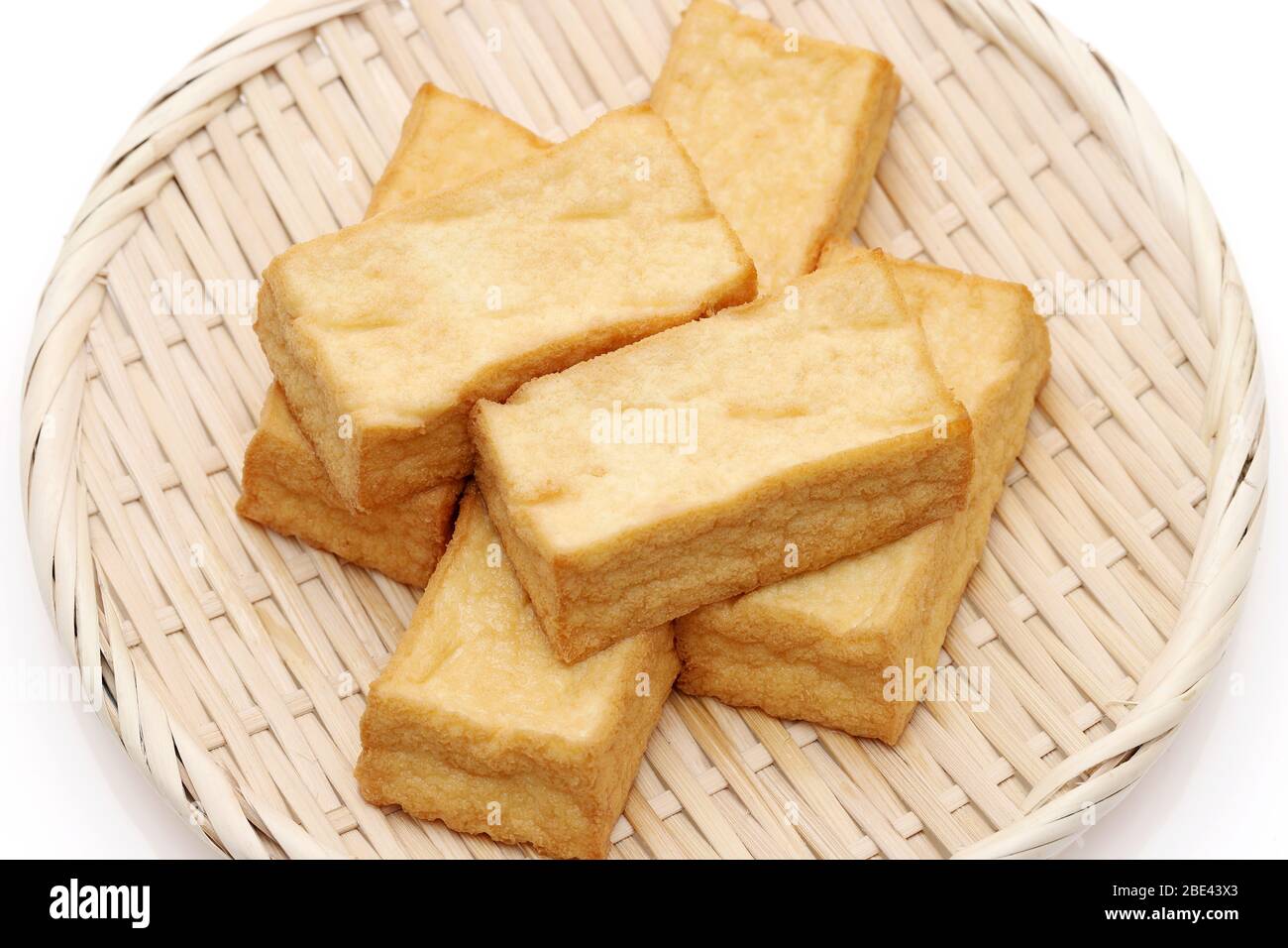 Gros plan sur la cuisine japonaise, la cuisine de l'âge tofu Banque D'Images