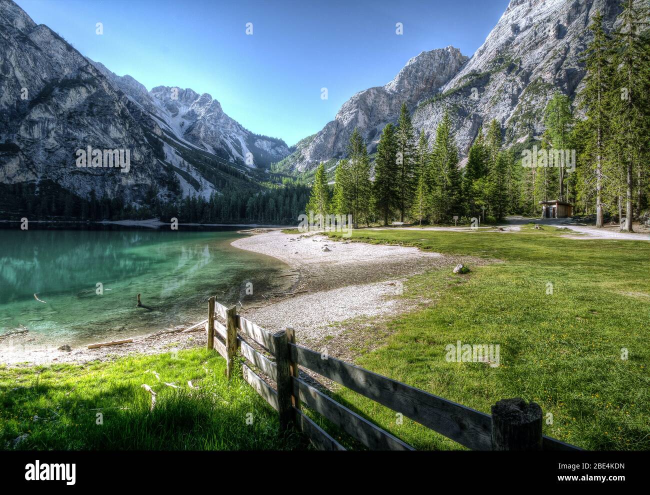 La plus belle herbe de H D papier peint lac et paysage en Europe. Banque D'Images