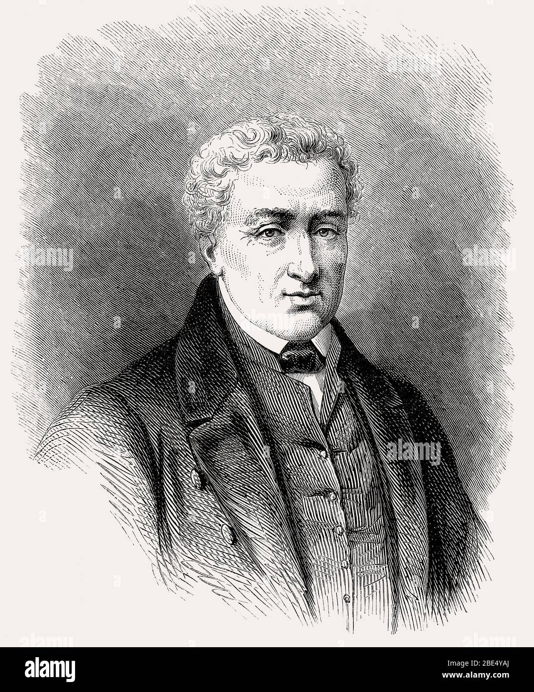 François Richard, ou Richard-Lenoir, 1765 - 1839, un industriel français de la fabrication de tissus Banque D'Images