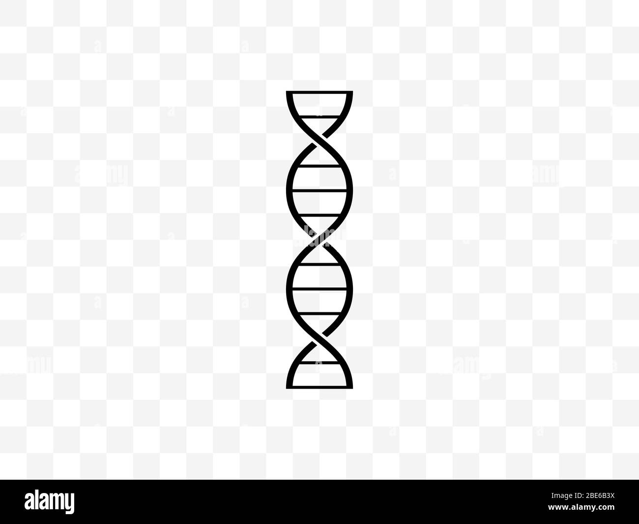 Chromosome, adn, icône génétique. Illustration vectorielle, conception plate. Illustration de Vecteur