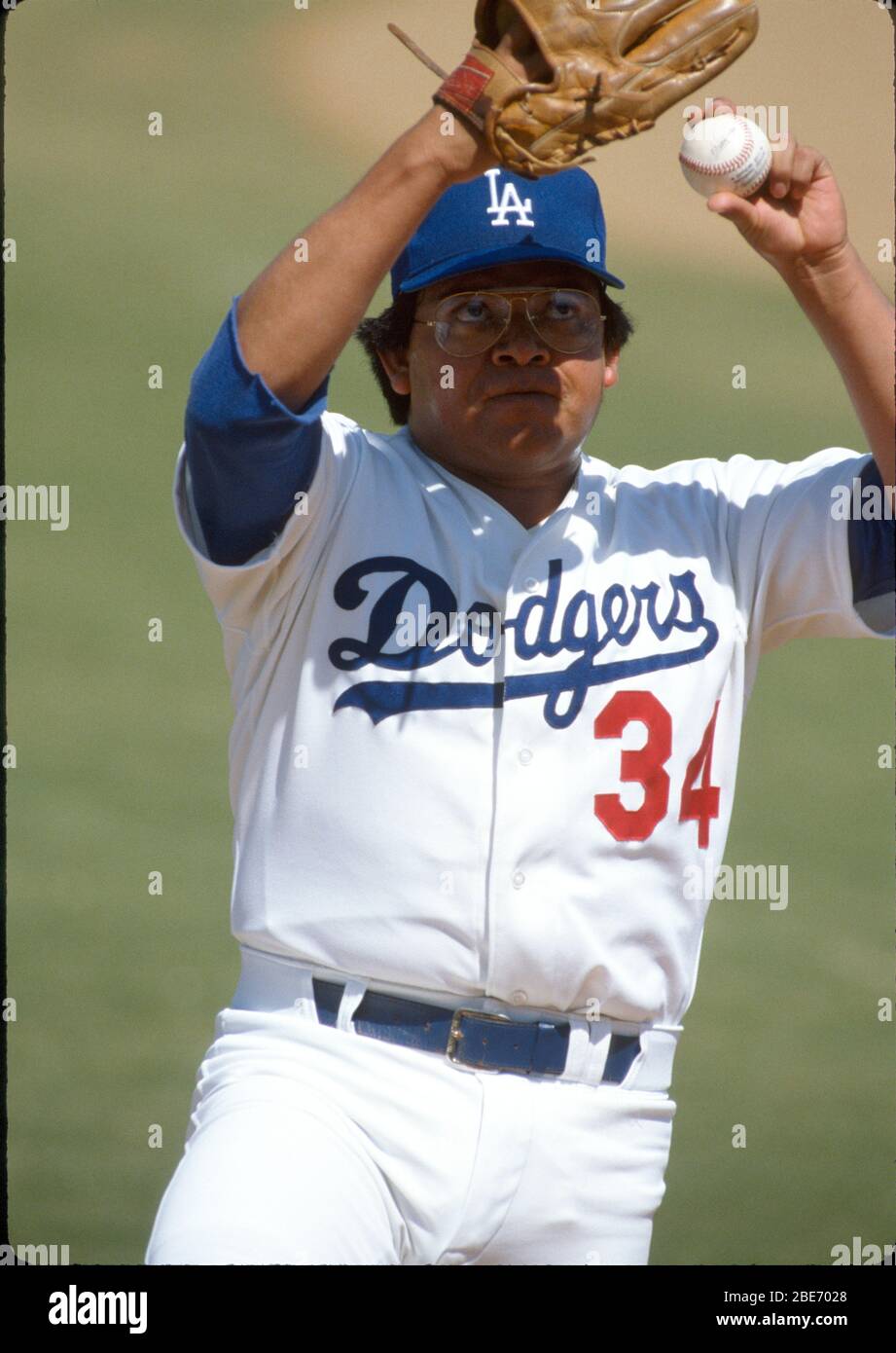 Los Angeles Dodgers Eddie Murray batting at the spring training facility in  Vero Beach, Florida on March 12, 1989. Photo by Francis Specker Stock Photo  - Alamy