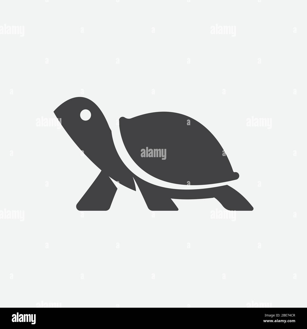 Motif graphique plat à motif tortue, signe plat tortue, symbole tortue, illustration du logo Illustration de Vecteur