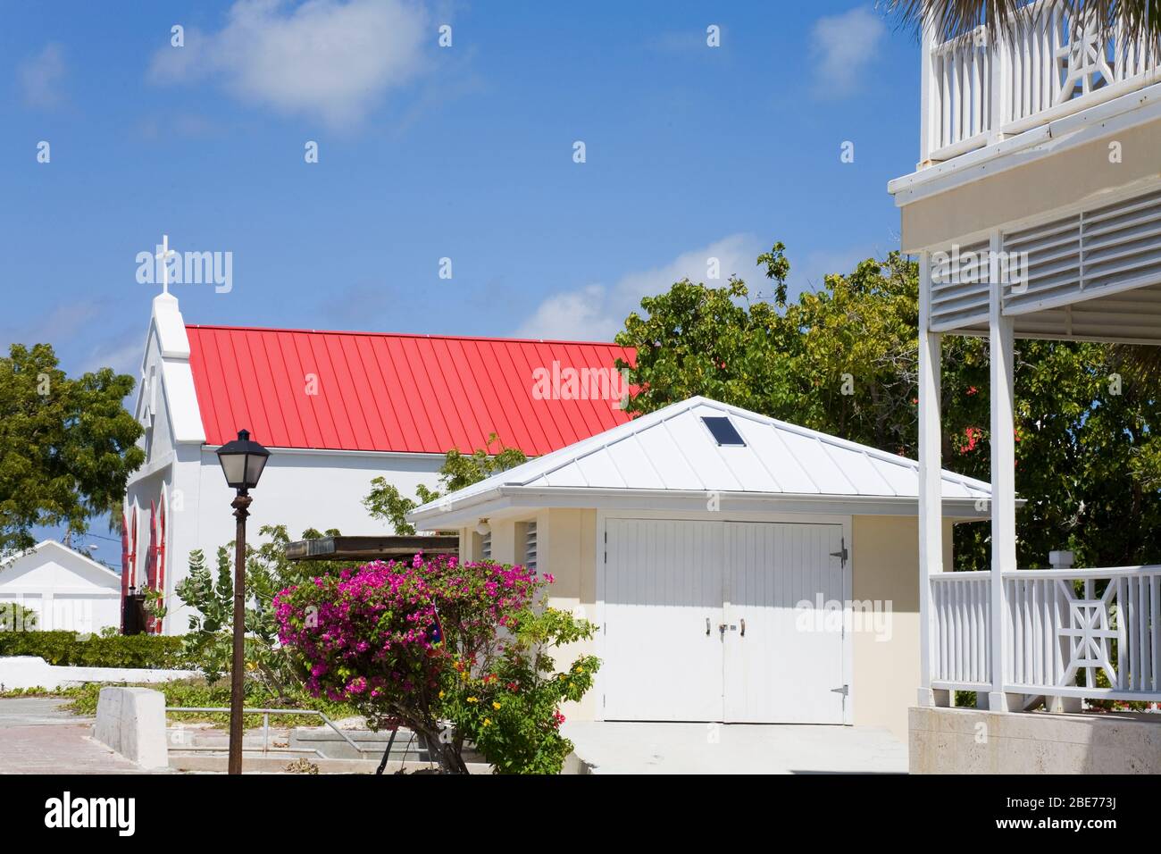 Église anglicane St. Mary's, Cockburn Town, Grand Turk Island, îles Turques et Caïques, Caraïbes Banque D'Images