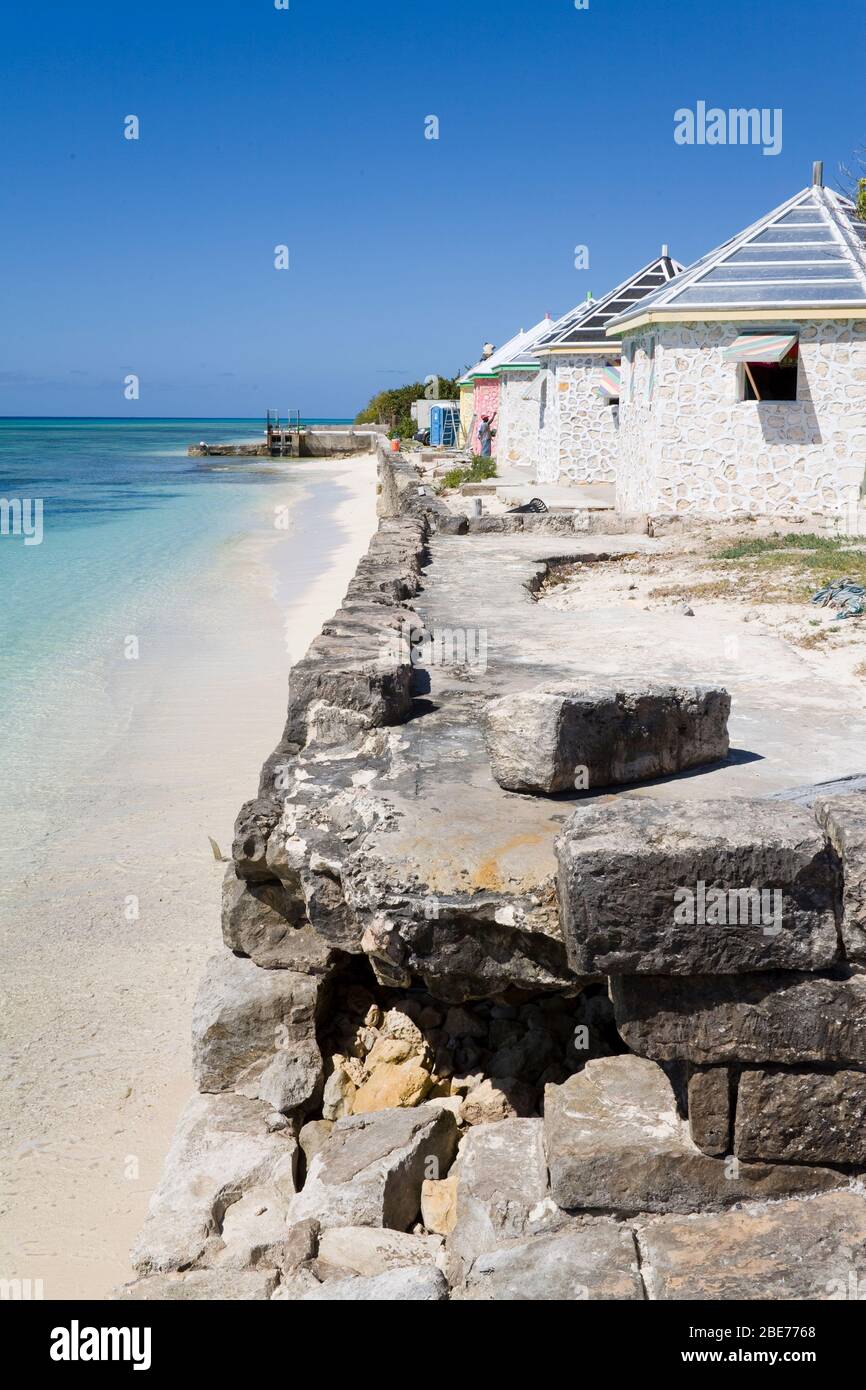 West Road Beach, Cockburn Town, Grand Turk Island, Turks & Caicos Islands, Caraïbes Banque D'Images