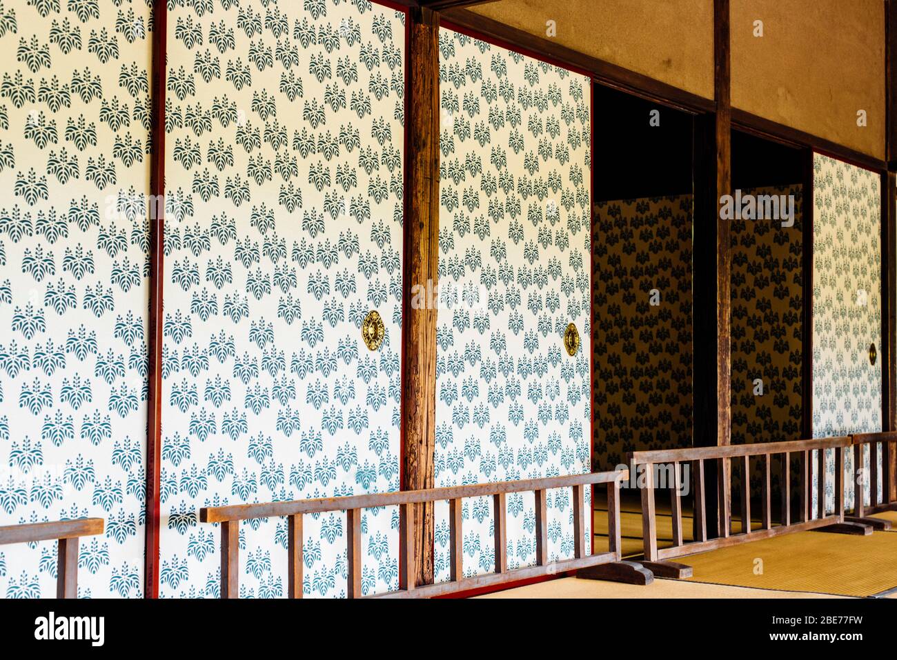 Le jardin Suizenji est un grand jardin de style japonais à Kumamoto. Banque D'Images