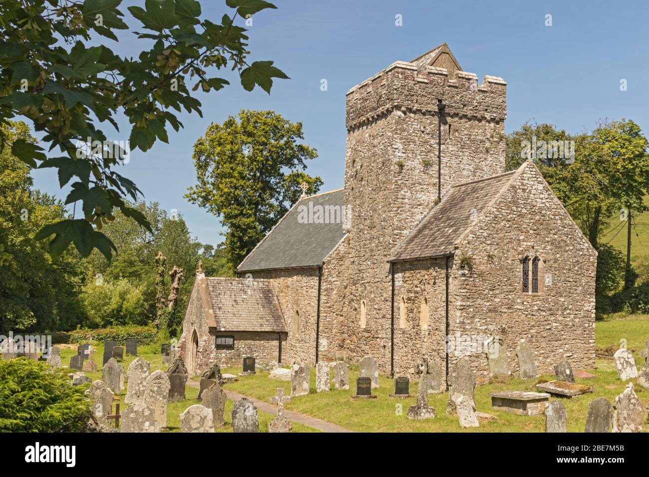 Église de St Cradoc, 13ème siècle, Cheriton, Gower Peninsula, Swansea, Pays de Galles du Sud, Royaume-Uni Banque D'Images