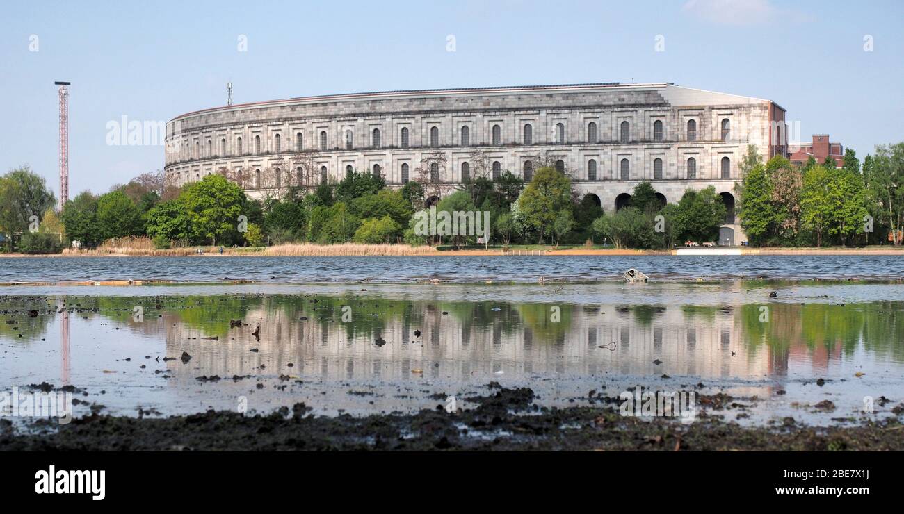 Le parti nazi se rallie à la salle des congrès de Nuremberg, Allemagne Banque D'Images