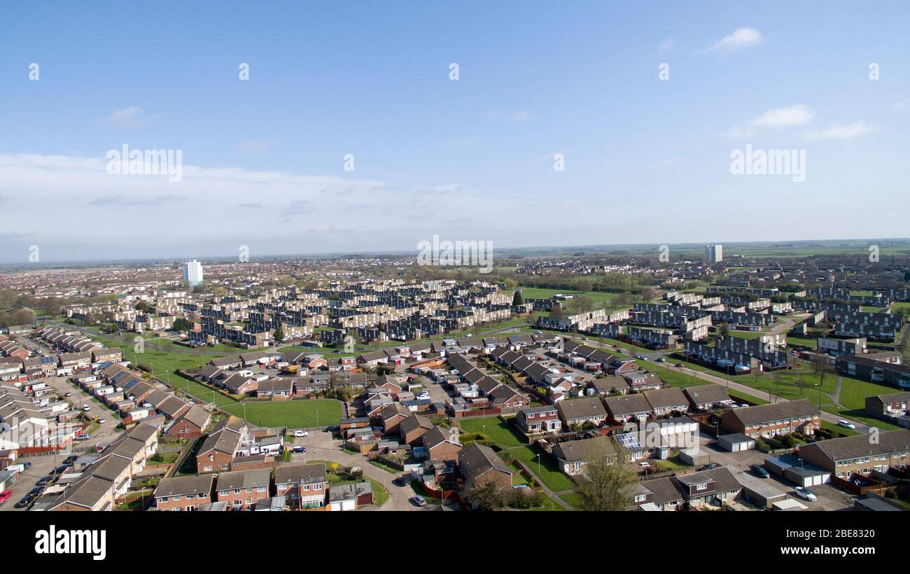 Bransholme immobilier, Hull Banque D'Images