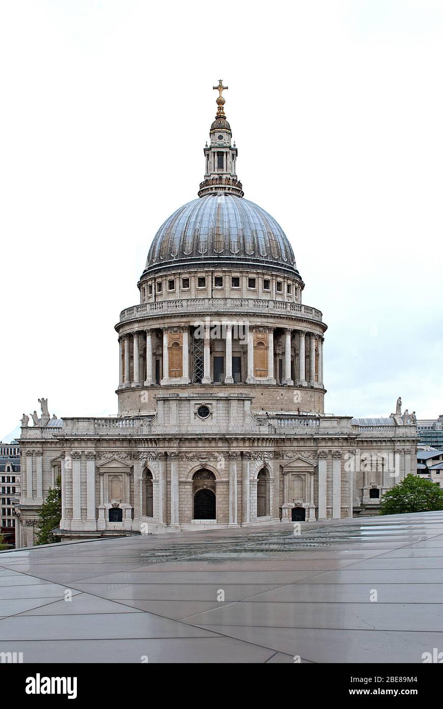 Pierre baroque classique française Diocèse classique de la cathédrale Saint-Paul de Londres, Ludgate Hill, Londres 8 après Jésus-Christ, architecte Sir Christopher Wren Banque D'Images