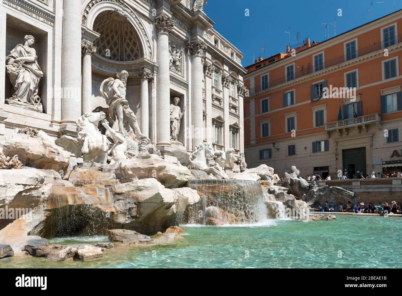 La fontaine de Trevi, Rome, Italie Banque D'Images