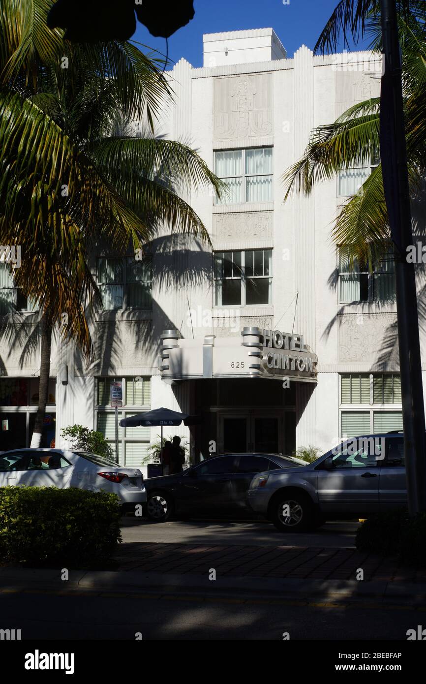 Art déco-Architektur à Miami Beach, Floride, États-Unis Banque D'Images