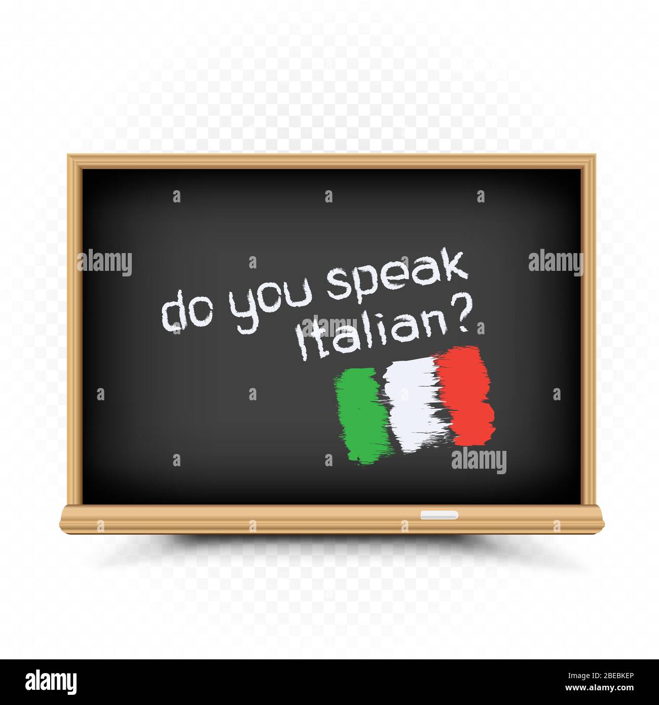 Les leçons italiennes s'inspirent du tableau de surveillance scolaire Illustration de Vecteur