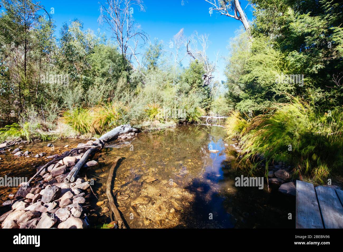 Quartier historique de Zumsteins dans le parc national des Grampians Banque D'Images