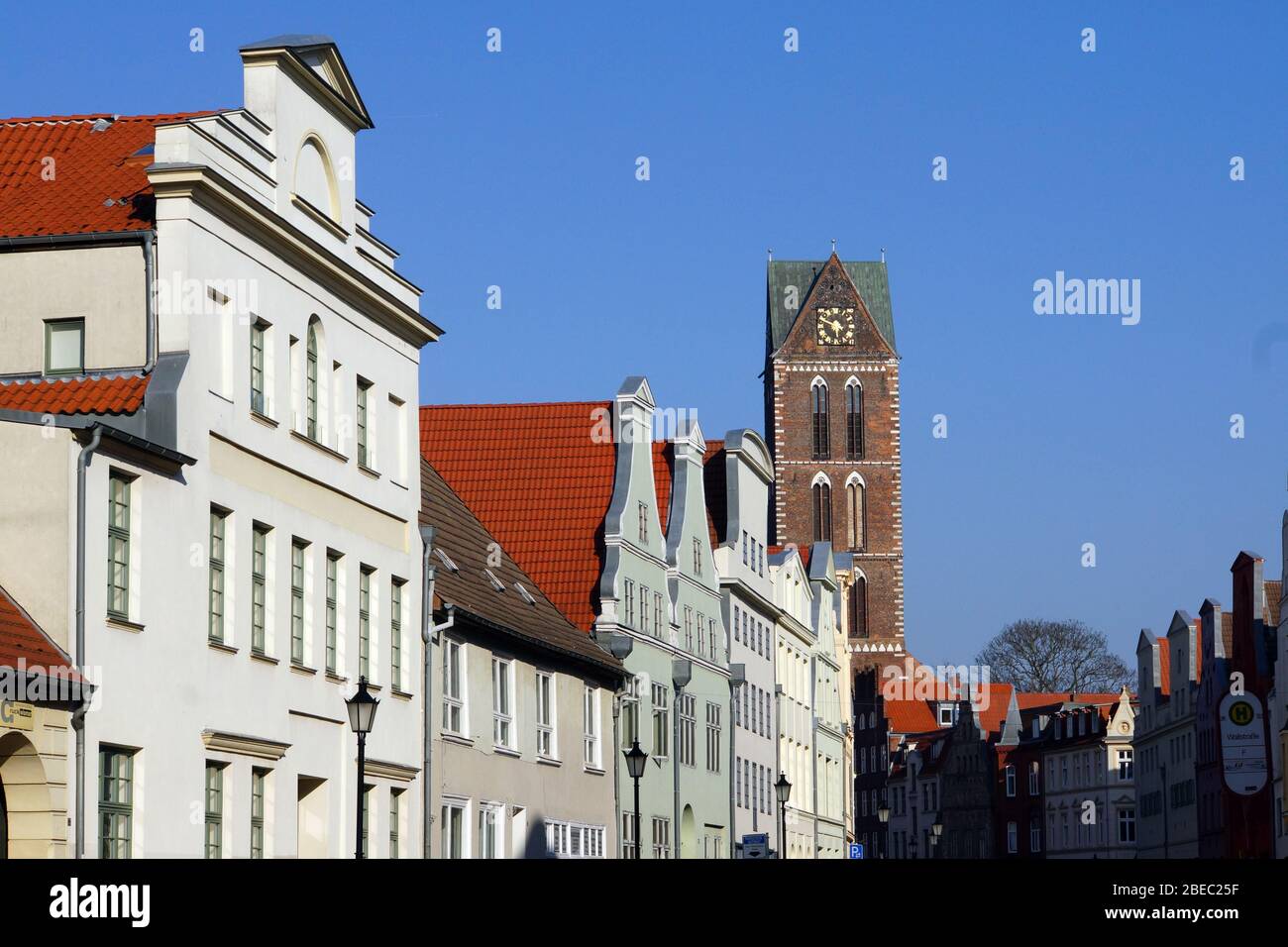 Baudenkmal in der historischen Altstadt, Wismar, Mecklembourg-Poméranie-Occidentale, Deutschland Banque D'Images