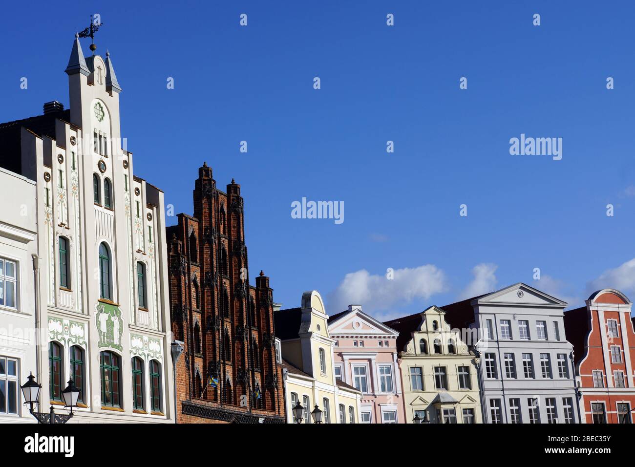 Baudenkmal in der historischen Altstadt, Wismar, Mecklembourg-Poméranie-Occidentale, Deutschland Banque D'Images