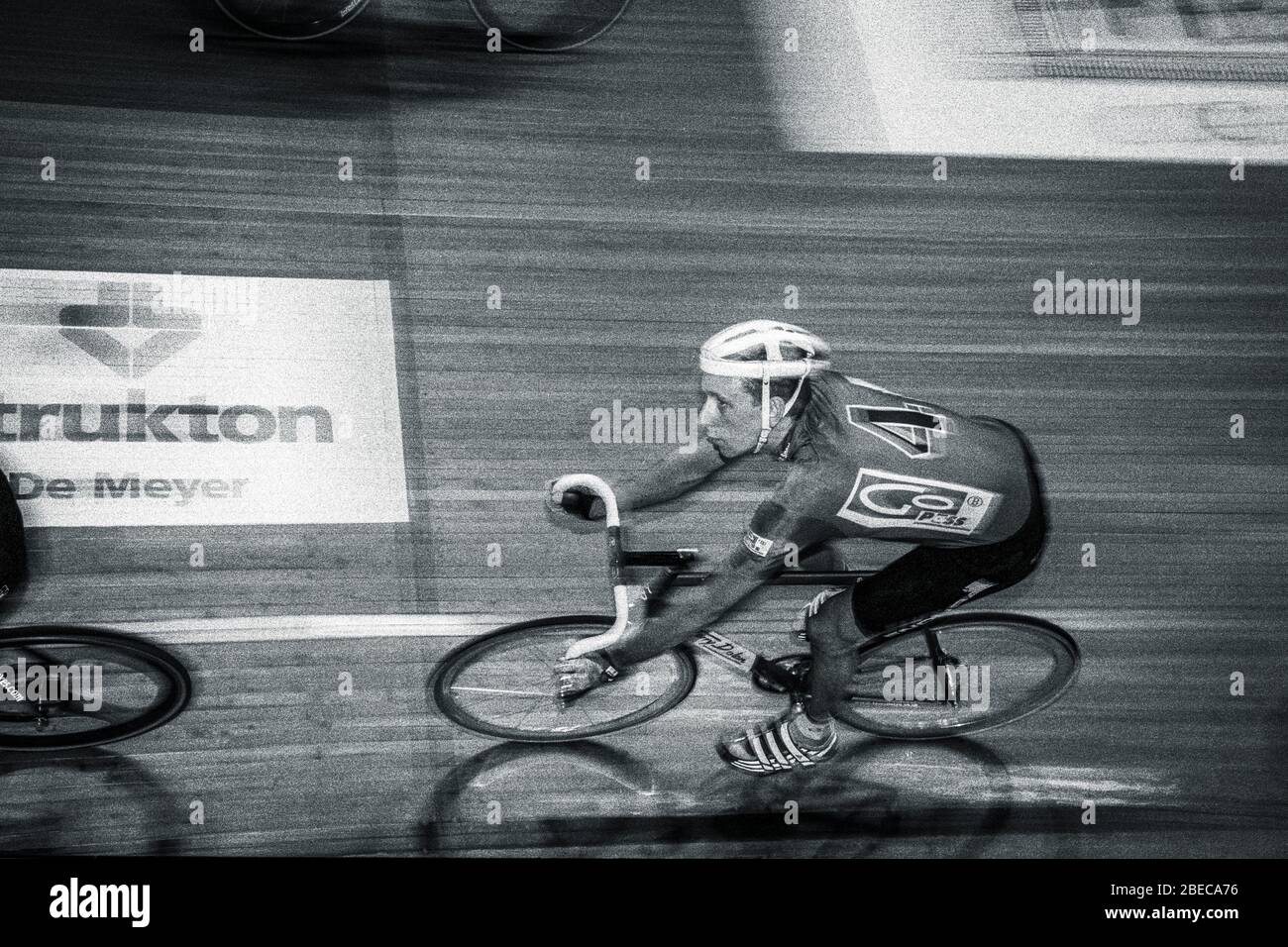 Un jeune Bradley Wiggins qui a fait la course de Gand de six jours 2000 Banque D'Images