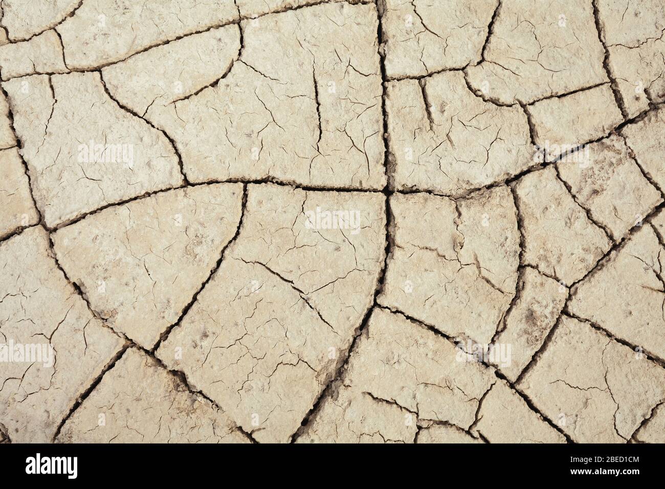 Fissures dans la terre dans les zones rurales. Fond de texture de sol. Photo abstraite sol sec. Mosaïque Banque D'Images