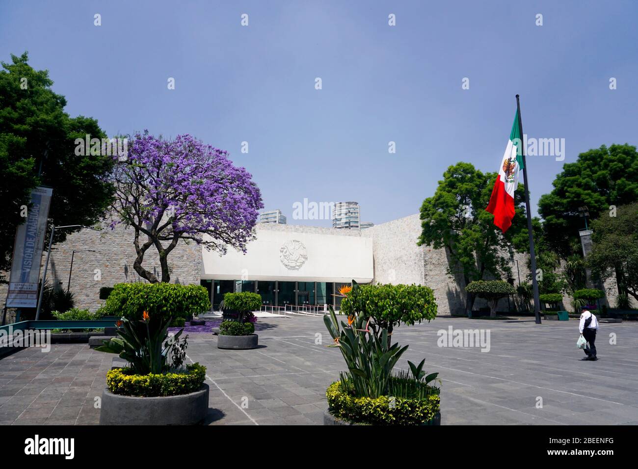Musée national d'anthropologie (Museo National de Antropologia), Parc de Chapultepec, Mexico, Mexique. Banque D'Images