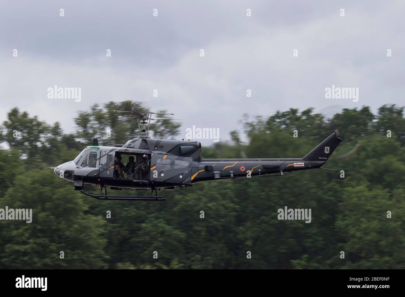 Agusta Bell HH.212 à l'OTAN Tiger Meet 2019 à la base aérienne française Mont de Marsan BA118 Banque D'Images